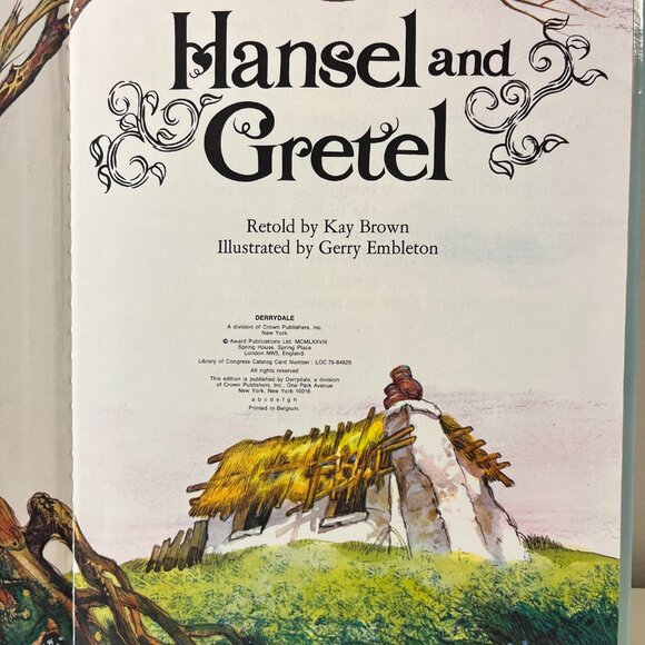 Hansel and Gretel, A Derrydale Classic Fairy Tale copyright 1978 - Picture 4 of 5